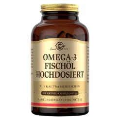 Solgar Omega-3 Fischöl hochdosiert Kapseln, 100 St