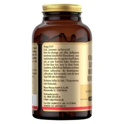 Solgar Omega 3 - 6 - 9 Kapseln, 120 St