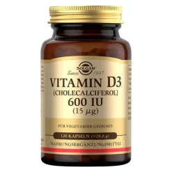 Solgar Vitamin D3 600 I.E. Kapseln, 120 St