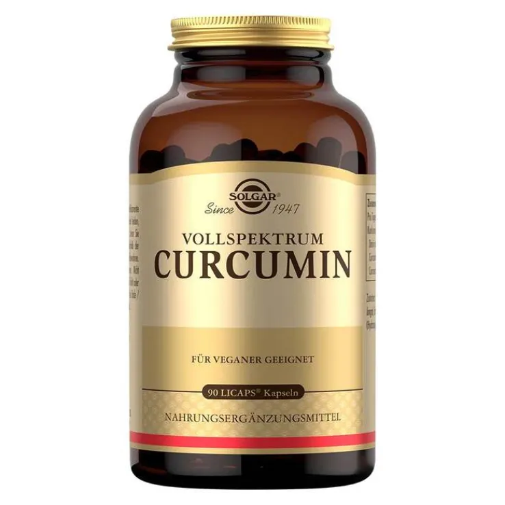 Solgar Vollspektrum Curcumin Kapseln, 90 St