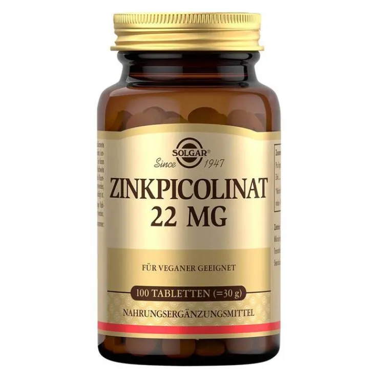 Solgar Zinkpicolinat 22 mg Tabletten, 100 St