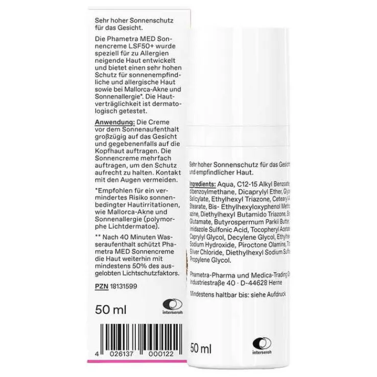 Sonnencreme LSF 50 + Kids, 50 ml