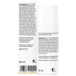 Sonnencreme LSF 50 + , 50 ml