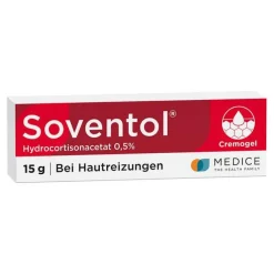Soventol® HydroCortisonacetat 0,5% Cremogel bei Hautentzündungen, 15 g