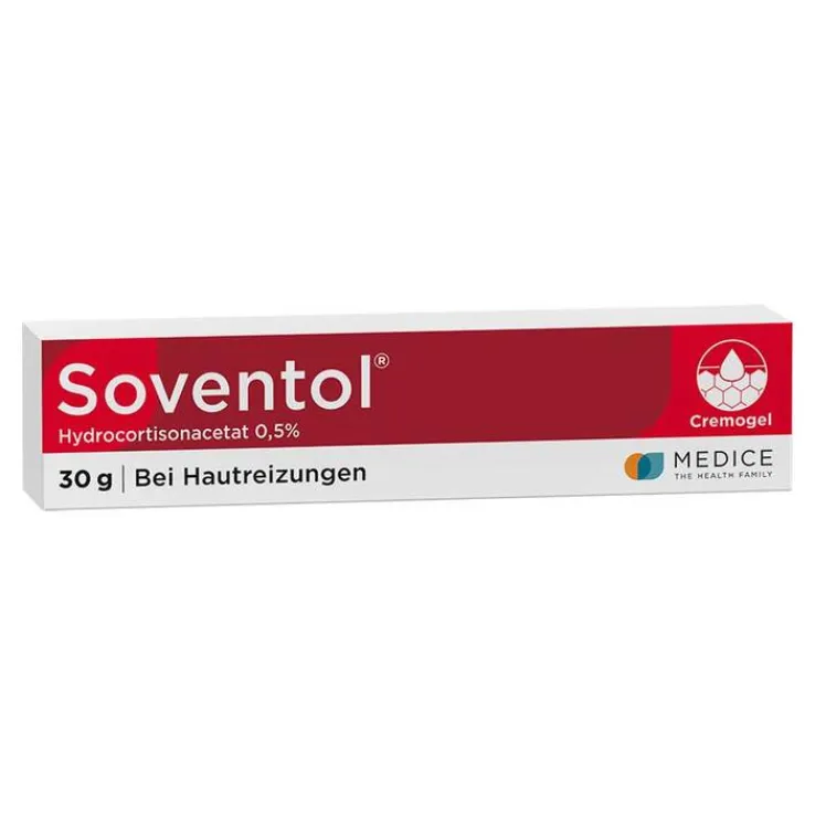 Soventol® HydroCortisonacetat 0,5% Cremogel bei Hautentzündungen, 30 g