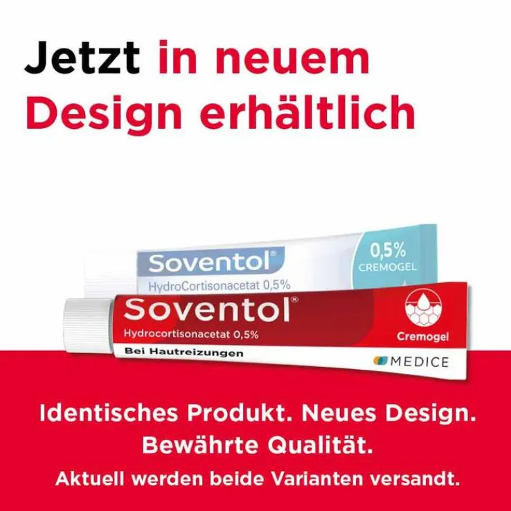 Soventol® HydroCortisonacetat 0,5% Cremogel bei Hautentzündungen, 30 g