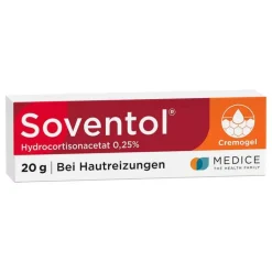 Soventol® Hydrocortisonacetat 0,25% Cremogel bei Hautentzündungen, 20 g