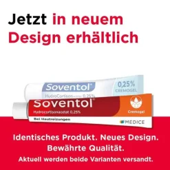 Soventol® Hydrocortisonacetat 0,25% Cremogel bei Hautentzündungen, 50 g