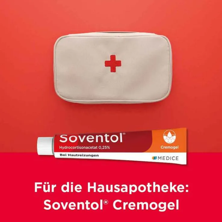 Soventol® Hydrocortisonacetat 0,25% Cremogel bei Hautentzündungen, 50 g
