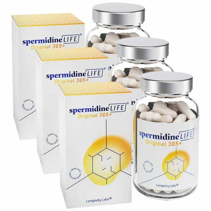 Spermidinelife Original 365 + Kapseln, 3X60 St