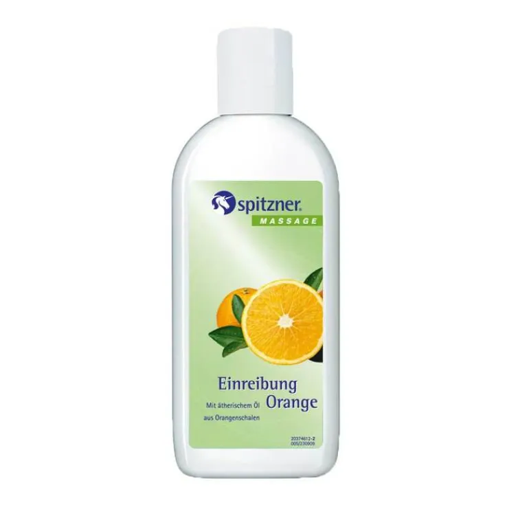 Spitzner Massage Einreibung Orange, 200 ml