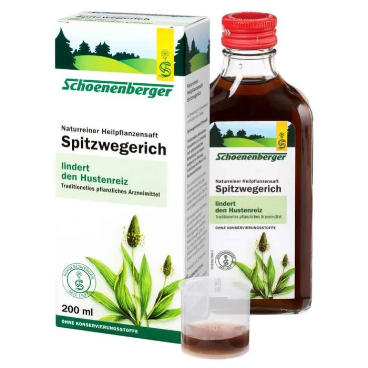 Spitzwegerichsaft Schoenenberger HPS, 200 ml