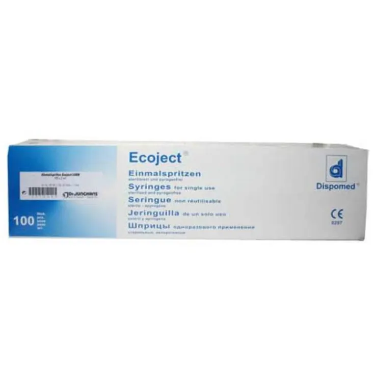 Spritzen Einmal Luer Ecoject, 100X2 ml