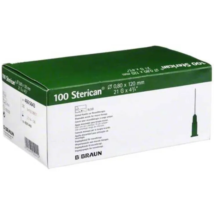 Sterican Kanülen 21Gx4 4 / 5 0,8x120 mm, 100 St
