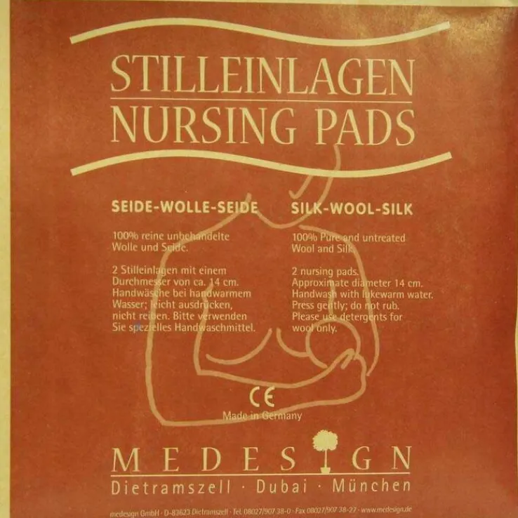 Stilleinlagen Seide / Wolle / Se, 2 St