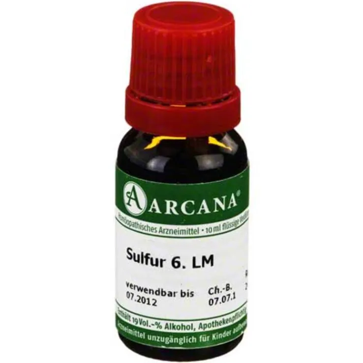 Sulfur Arcana LM 6 Dilution, 10 ml