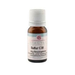 Sulfur C30 Globuli, 10 g