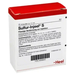 Sulfur Injeel S Ampullen, 10 St
