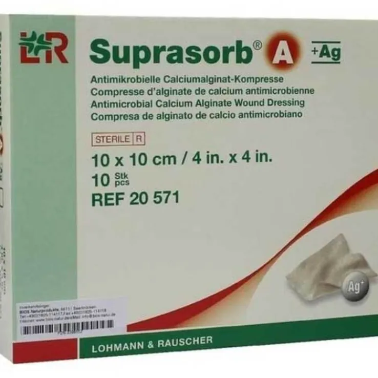 Suprasorb A + Ag Antimik.Cal.A, 10 St