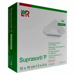 Suprasorb P PU-Schaumv.10x10 cm nicht klebend, 10 St
