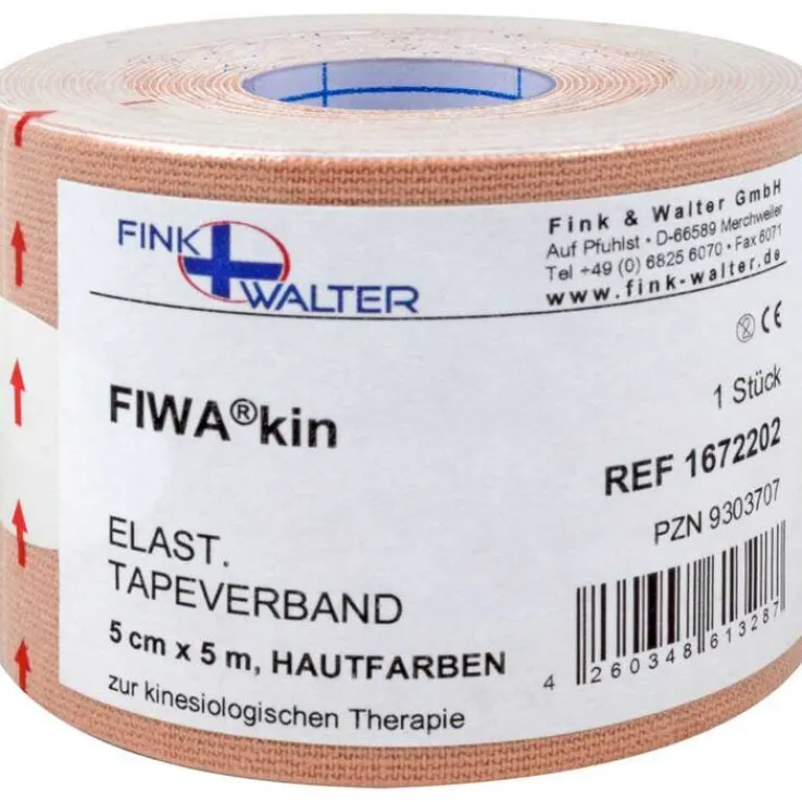 Tape elastisch 5cmx5m hautfarben, 1 St