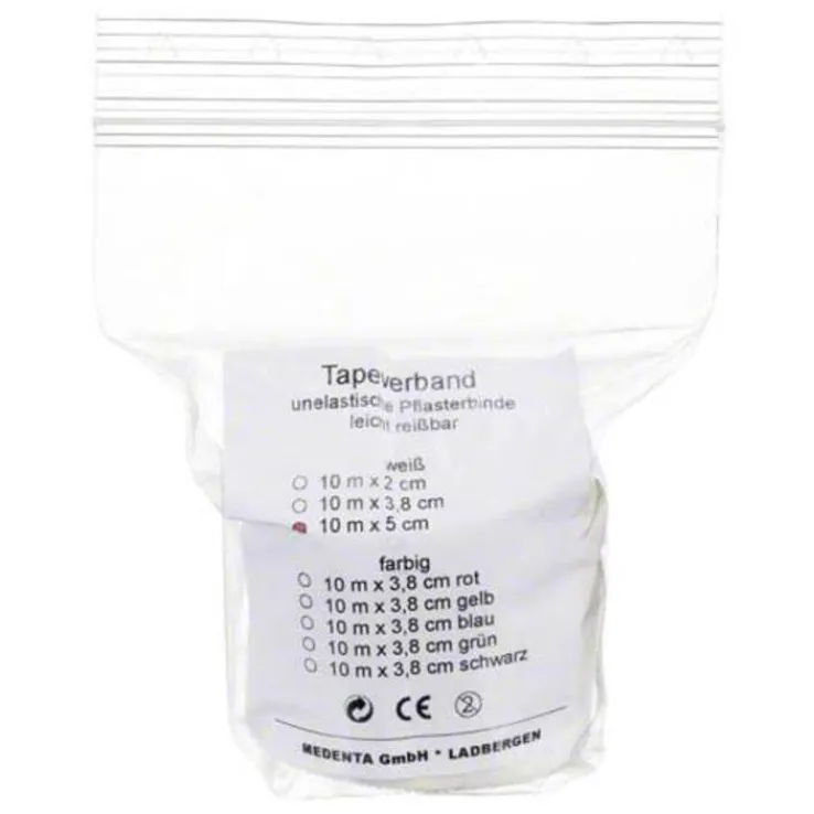 Tapeverband 10mx5cm weiß, 1 St