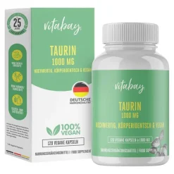 Taurin Vegan 1000 mg Kapseln, 120 St