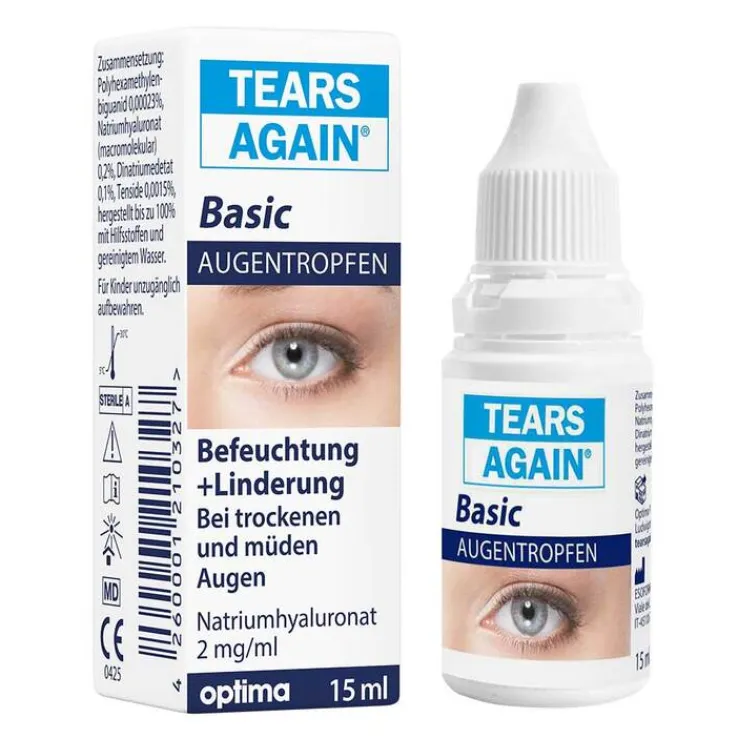Tears Again Basic Augentropfen, 15 ml