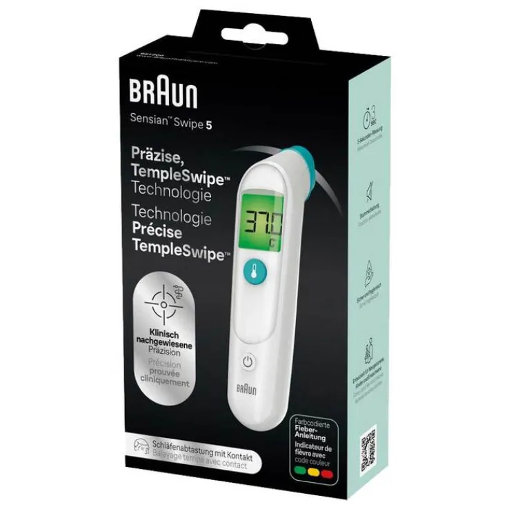 TempleSwipe™ Stirn Thermometer, 1 St
