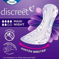 TENA® discreet Maxi Night Einlagen bei Inkontinenz, 6X12 St