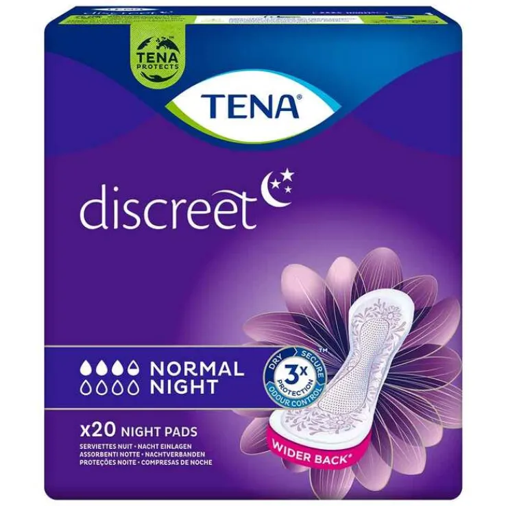 TENA® discreet Normal Night Einlagen bei Inkontinenz, 20 St