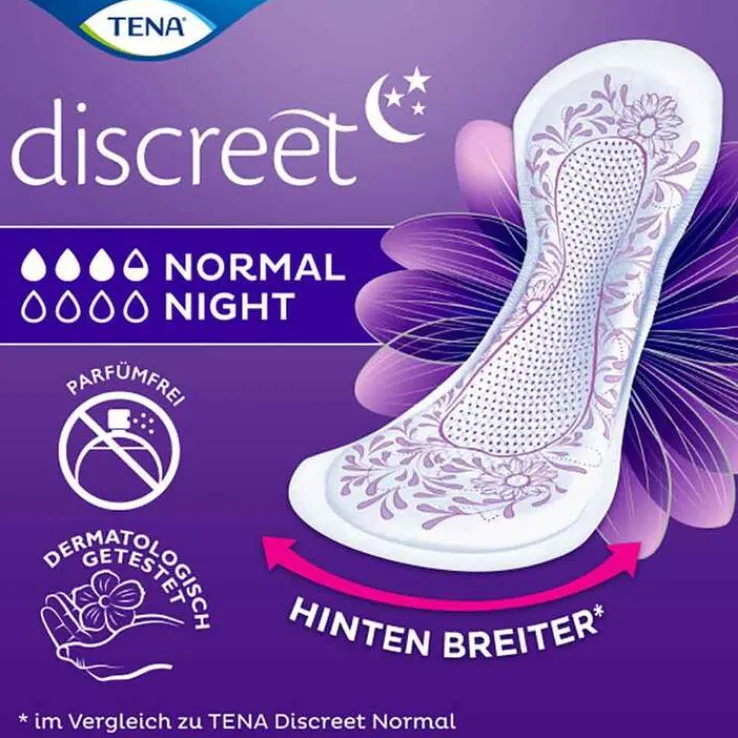 TENA® discreet Normal Night Einlagen bei Inkontinenz, 20 St