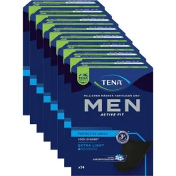 TENA® MEN ACTIVE FIT Extra Light Einlagen bei Inkontinenz, 8X14 St