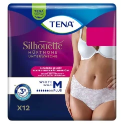 Tena Silhouette Plus M white Inkontinenz Pants, 12 St