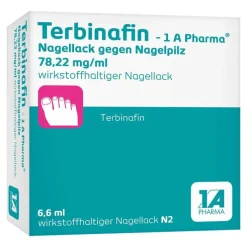 Terbinafin-1A Pharma Nagellack gegen Nagelpilz, 6.6 ml