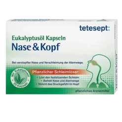 Tetesept Eukalyptusöl Kapseln Nase & Kopf, 20 St