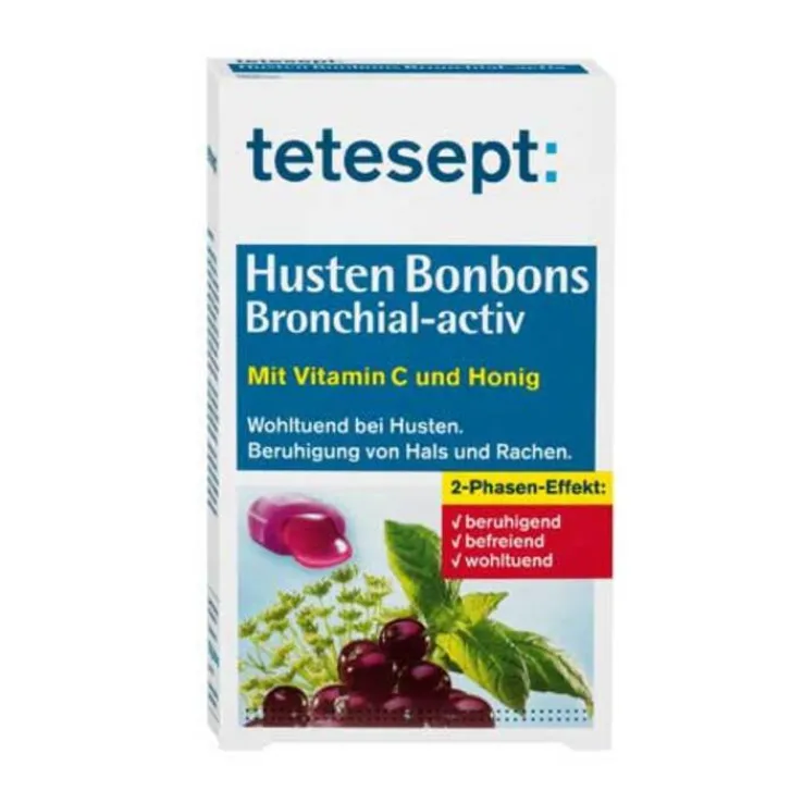 Tetesept Husten Bonbons Bronchial-activ, 100 g