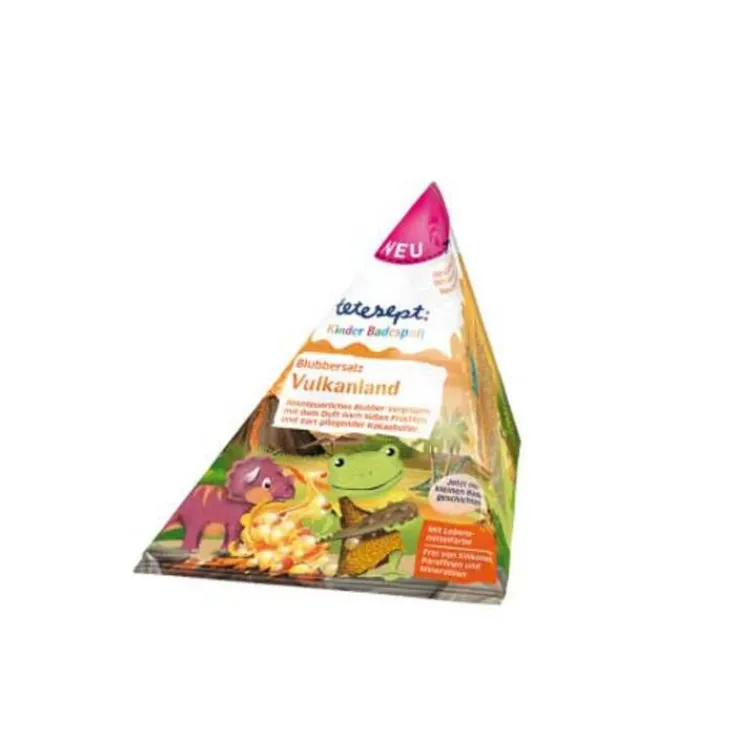 Tetesept Kinder Badespaß Blubbersalz Vulkan Land, 50 g