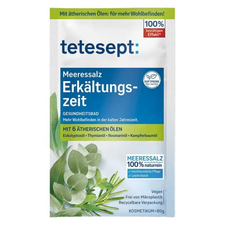 Tetesept Meeressalz Erkältungszeit, 80 g