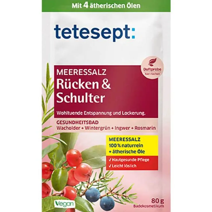 Tetesept Meeressalz Rücken & Schulter, 80 g