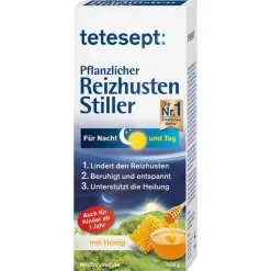 Tetesept Pflanzlicher Reizhusten Stiller Flü.z.E., 168 g