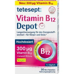 Tetesept Vitamin B12 Depot 300 µg Filmtabletten, 30 St