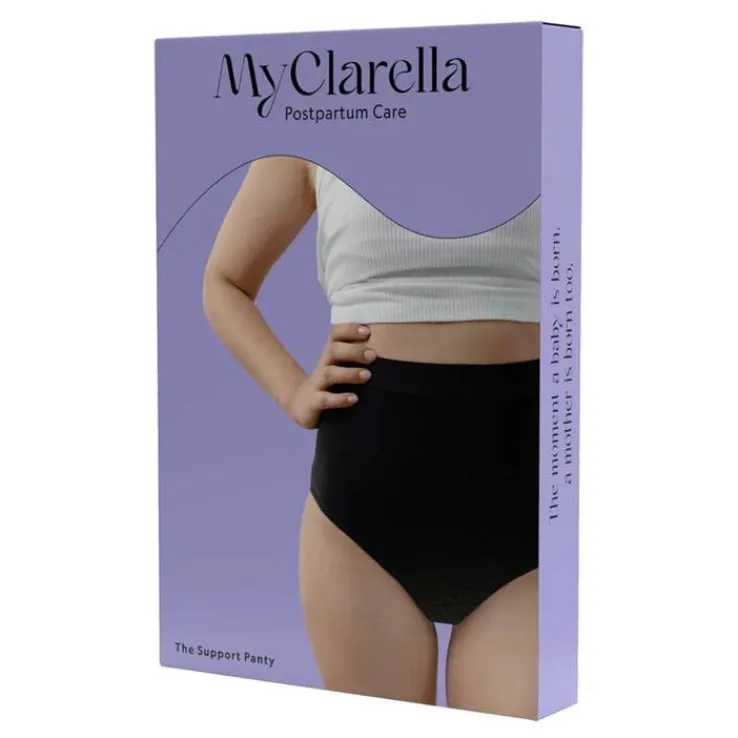 The Support Panty Wochenbett Unterhose L schwarz, 1 St