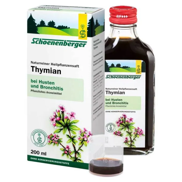 Thymian Saft Schoenenberger HPS, 200 ml