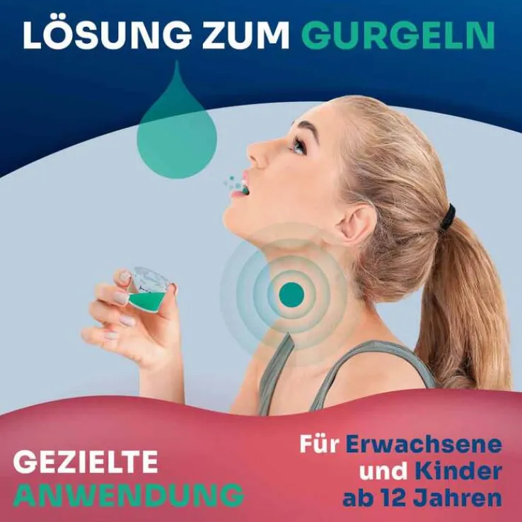 Tonsino Gurgellösung bei Halsschmerzen, 120 ml