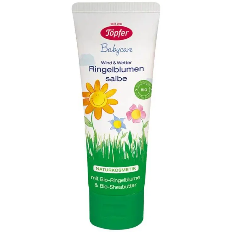 Töpfer Babycare Ringelblumensalbe Wind & Wetter, 75 ml