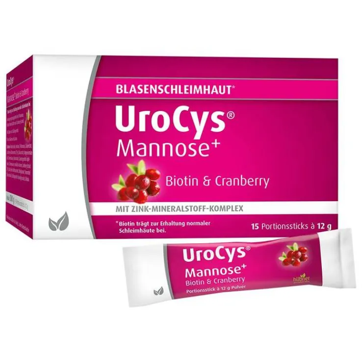 Urocys Mannose + Sticks, 15 St