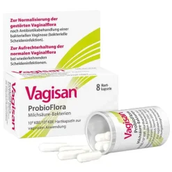 Vagisan Probioflora Milchsäure-Bakterien Hartkapseln , 8 St