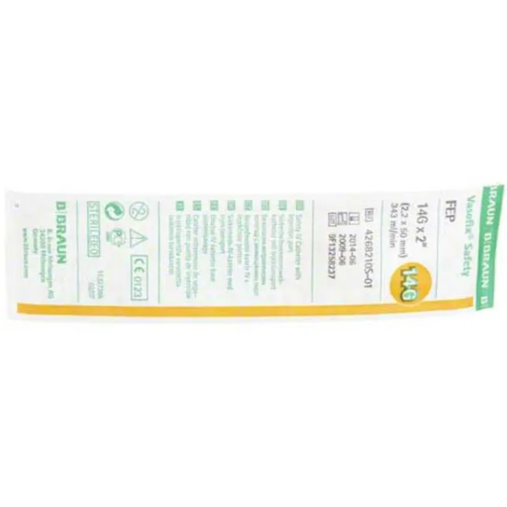 Vasofix Safety Kanüle 14G 2,2x50mm, 1 St