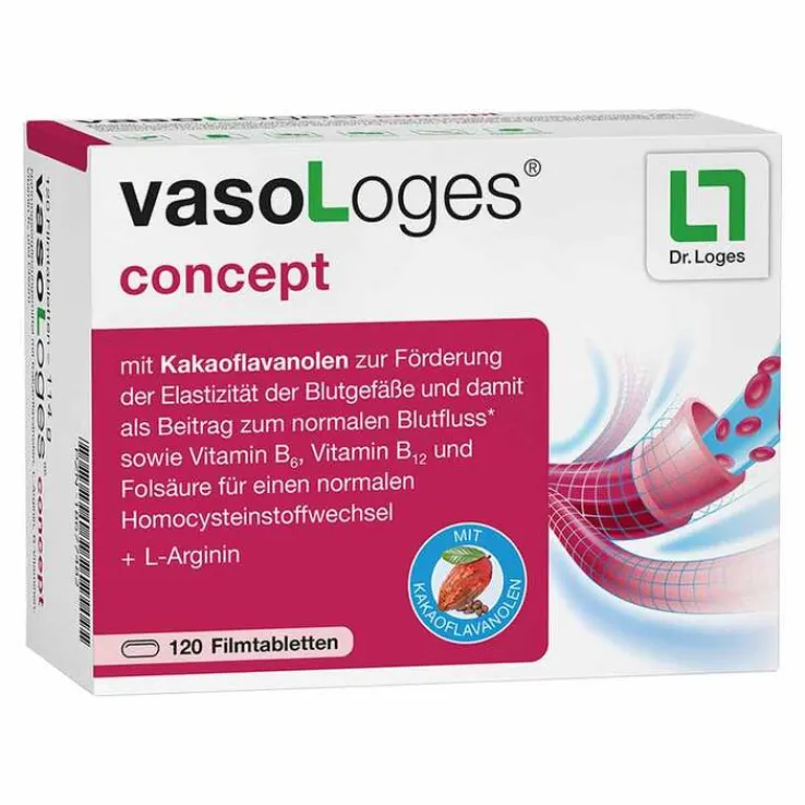 Vasologes concept Filmtabletten, 120 St